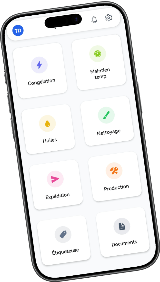 Aperçu de l'application Hyvo